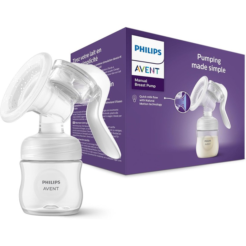 Philips Avent - Extractor de leche manual sin BPA (modelo