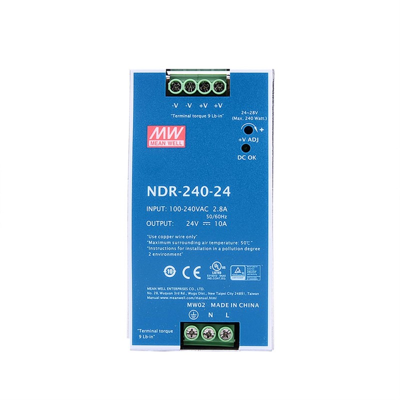 TorqCali NDR-240-24: Highly Efficient and Reliable 24VDC / 10A /