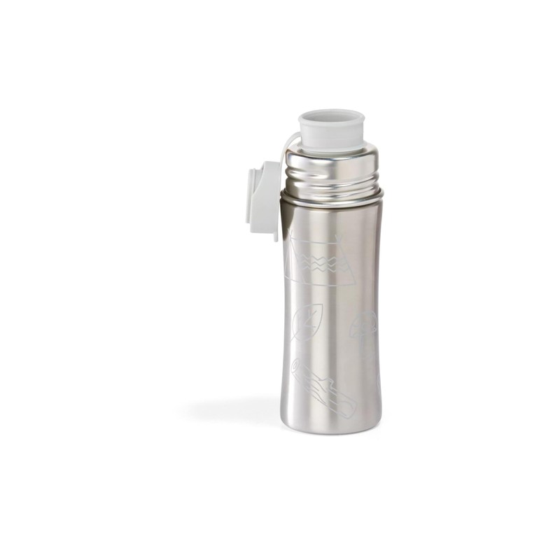 Affenzahn Unisex - Children's Koala Drinking Flash, Silver/Grey, 5.5 x