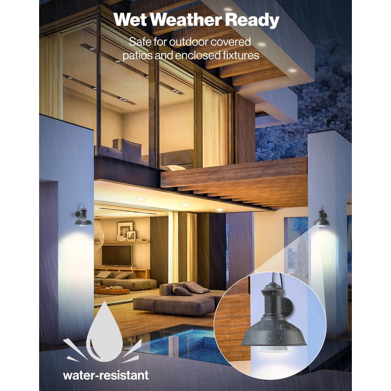 Sunco PAR20 LED Bulbs, Flood Light Bulb Outdoor, 500 LM,