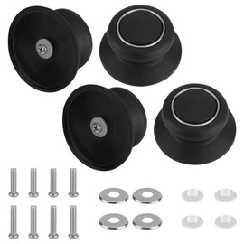 4pcs Universal Pot Lid Top Replacement Knob, Heat Resistant Pot Lid Grip Handle Cover Knobs Pan Lid Knobs Kitchen Crockpot Cookware Lid Knobs for Crock Pot Casserole Glass Saucepan
