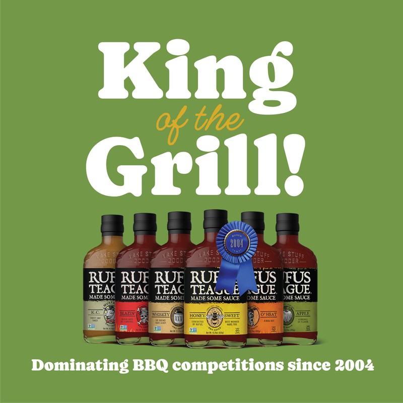 Rufus Teague Diablo Limonajo Gourmet BBQ Sauce with Garlic and