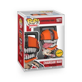 Epic Collectibles Pop Anime: Chainsaw Man - Bloody Chainsaw Man (Chase Variant) Vinyl Figure Bundle with Compatible Funko Box Protector