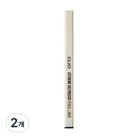 Clio Extreme Gelpresso Pencil Liner, 011 Midnight Ash, 2 pcs / 클리오 익스트림 젤프레소 펜슬라이너, 011 미드나잇애쉬, 2개