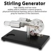 Hot Air Stirling Engine Easy Operation Low Noise Stable Wooden