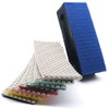 SUBRILLI Diamond Hand Polishing Pads with Backing Pad for Glass