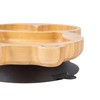 Tiny Dining Children's Penguin Bamboo Dinner Plate with Strong Stay