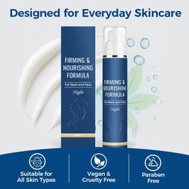 Perm & Nourishing Night Cream for Face and Neck Deep Hydrating Anti-Wrinkle Moisturizer with Hyaluronic Acid Shea Butter Aloe Vera 50ml (Night Cream) NIGHT CREAM / 얼굴과 목을 위한 펌 & 영양 나이트 크림 히알루론산 시어 버터 알로에 베라가 함유된 딥 하이드레이팅 주름 방지 보습제 50ml (나이트 크림) NIGHT CREAM