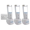 UltraSecure Mains Power Failure LED Torch (Pack of 3)