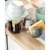 Zoeeker Sink Sponge Holder, Ceramic Kitchen Sponge Holder Sink Caddy