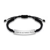 WKXZMTR Religious Bible Verse Scripture Quotes Braided Bracelet Faith Christian