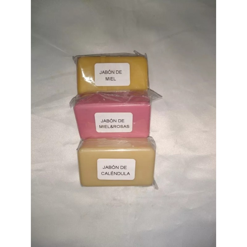Artesanal Jabón En Barra De Caléndula. 1 Pieza.