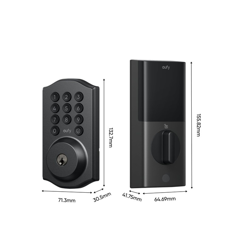 eufy Security Smart Lock C30, Keyless Entry Door Lock, Built-in