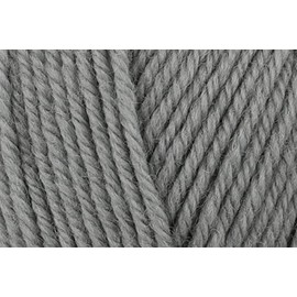 Cygnet Pure Wool Superwash DK Double Knitting 100% Wool Crochet Yarn for Fun Versatile Yarn Garments Knitting Wool - 50g Ball - Light Grey (198) - Single (1 Ball)