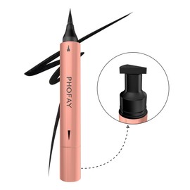 PHOFAY Double Head Seal Liquid Eyeliner 3ml / 0.10 fl oz – Smudge-Proof, Long-Lasting with Film-Forming Technology, Smooth Glide, Vegan & Hydrating