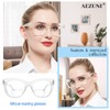 AEZUNI Oversized Bifocal Reading Glasses Women Big Frame Blue Light