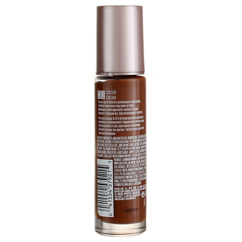 Maybelline Dream Radiant Liquid Medium Coverage Hydrating Makeup, Lightweight Liquid