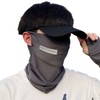 Sun Protection Face Mask for Golf Cycling Running - Face Sun Shade 157069 Free Size/Light Gray 50ea