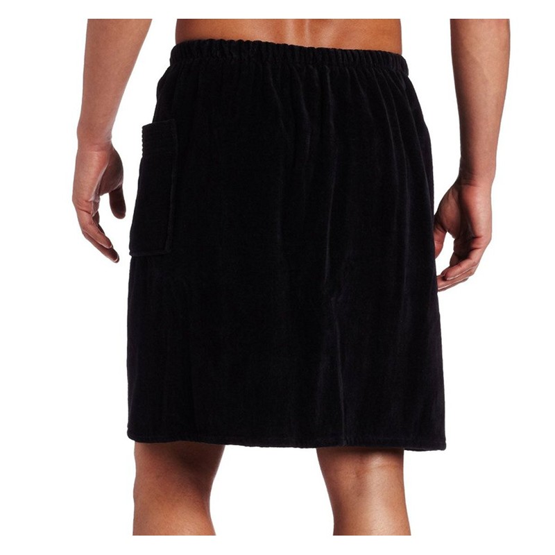 Spa Towels for Men, Spa Bath Wrap with Adustable Closure