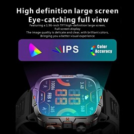 Reloj Inteligente 2026 Hombre/Mujer Impermeable Reloj Inteligente Bluetooth Para iPhone Android