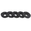 5Pcs Strip Discs Stripping Wheel Black 4 Inch for Stainless