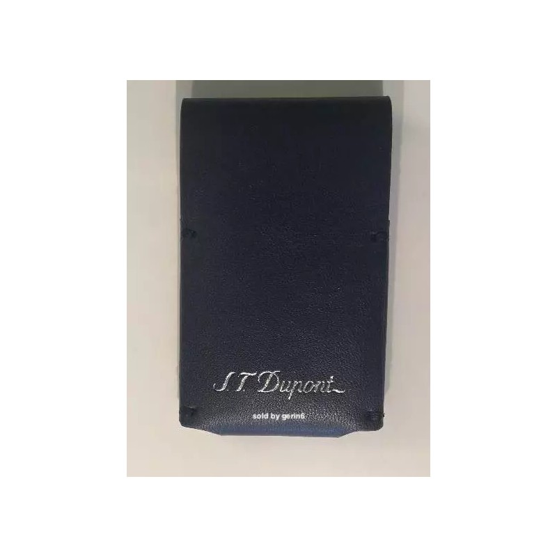 S.T. Dupont Leather Case Pouch For the Minijet Lighter, Blue,