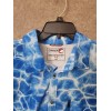Canada Weather Gear Button Shirt Mens L Blue Waves Air