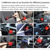 5 Piece Car Detail Brush Interior Cleaning Set Comes with