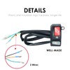12V Right Motorcycle Switches 7/8" 22mm Handlebar Mount Headlight Fog