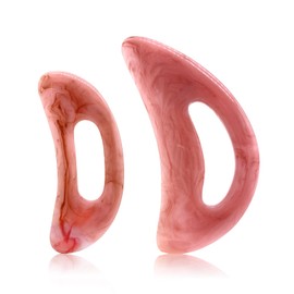 Gua Sha Set, 2pcs Large Gua Sha Massager with Handle Body Gua Sha Plastic Gua Sha Scraper Gua Sha Board for Women Men Back Neck Leg Face