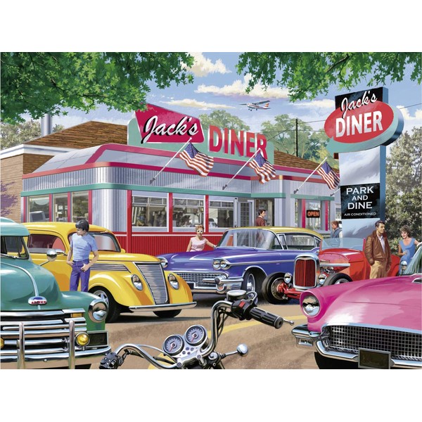 Ravensburger Meet You at Jack's 19938 750 Piece Large Pieces Jigsaw Puzzle for Adults, Every Piece is Unique, Softclick Technology Means Pieces Fit Together Perfectly, multi, "31.5"" x 23.5"""