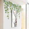 ZARROUEA Hanging Green Vine Wall Decals,Succulent Plants Wisteria Floral Flowers