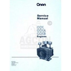 ONAN CCK CCKA & CCKB Engine Service Shop Manual