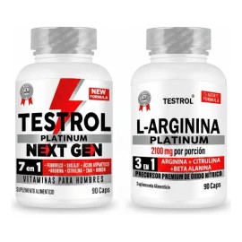 Suplemento Cápsula Testrol Aminoácidos 180 Packs