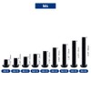 M6-1.0 x 12mm Button Torx Head Machine Screws (25 pcs),