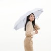 JAJU [JAJU] Comfortable Handle 3-Section Folding Umbrella_Stripe