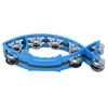 Hand Tambourine Bell Hand Drum Bell Fish Shaped Double Row