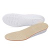 Boowhol-Invisible Increase Insoles for Men and Women Comfortable Leather Breathable