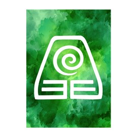 Katomula 100 MTG Card Sleeves with 100 Inner Sleeve, Textured Back Art Sleeves, Fit Standard Size Cards- Earth