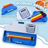 Henoyso Multifunctional Pencil Box for Boys Basketball Pencil Case with