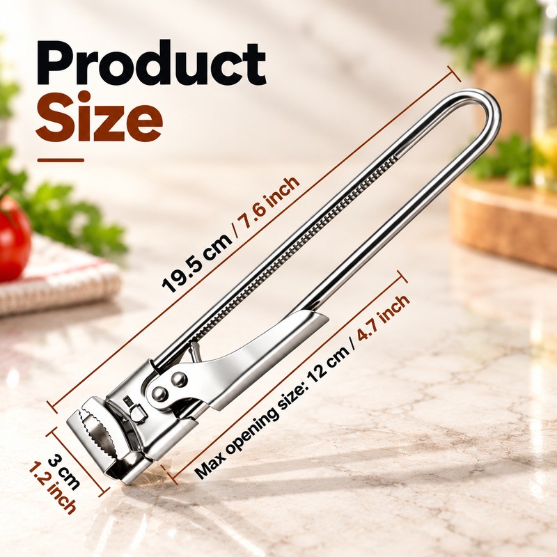 Adjustable Stainless Steel Jar Opener for Kitchen Use – Multi-Function