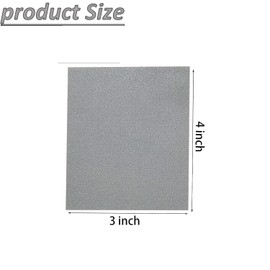 Tonmp 20 PCS 3 x 4 Inch 2000 Grit Sanding Sponge, Ultra Fine Sanding Sponges Pads, Soft Foam Hand Sander Block Wet Dry Sandpaper for Model Drywall Metal Wood Furniture Polishing (2000 Grit)