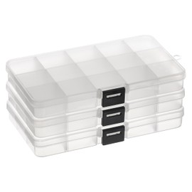 Small Clear Bead Storage Cases, 3ct. by Bead Landing™