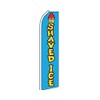 JumpingLight Shaved Ice Blue/Yellow Swooper Super Feather Advertising Flag -