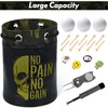 mytag Golf Pouch, Professional Golf Valuables Pouch Barrel Golf Ball