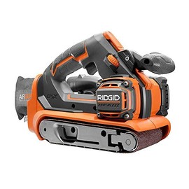 RIDGID 18-Volt GEN5X Cordless Brushless 3 in. x 18 in. Belt Sander (Tool-Only) with Dust Bag and (1) 80 Grit Sanding Belt