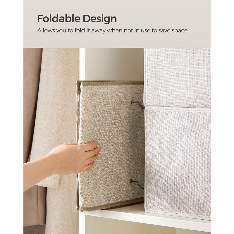 SONGMICS Hanging Closet Organizer, Hanging Storage Shelves, Hanging Closet Shelves,