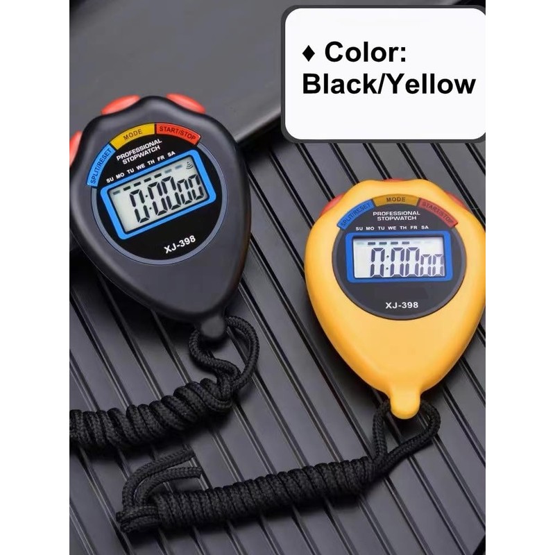Stopwatch Multi- Function Electronic Digital Stopwatch Timer Portable Training Stopwatches