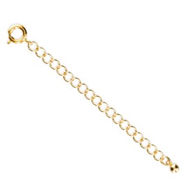 Necklace, Extender, Chain, Gold, 2.4 inches (6 cm), Universal, Made in Japan, Pure Craft