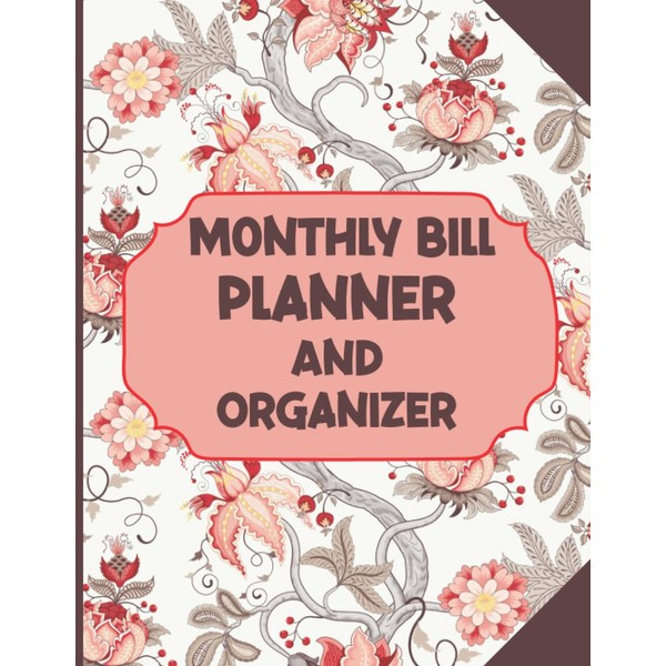 Monthly Bill Planner and Organizer: Tracker With Pockets and Months